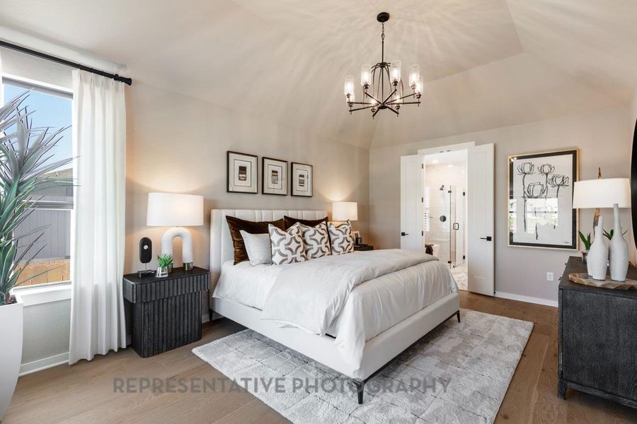 Furnished interior view inside a new home in Easton Park, Austin (Image 17).