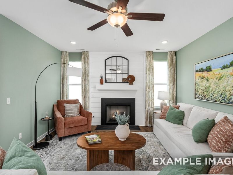 Furnished interior view inside a new home in Woods Crossing, Gallatin (Image 38).