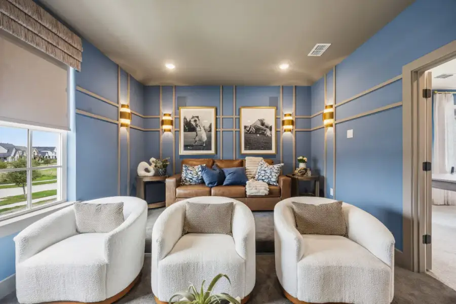 Representative furnished interior of a home built from the Rosalie by Landon Homes in Fields - Brookside, Frisco (Image 16).