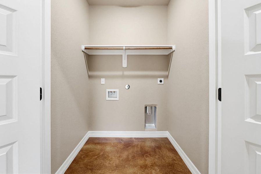 Laundry room featuring hookup for a gas dryer, electric dryer hookup, carpet, and hookup for a washing machine