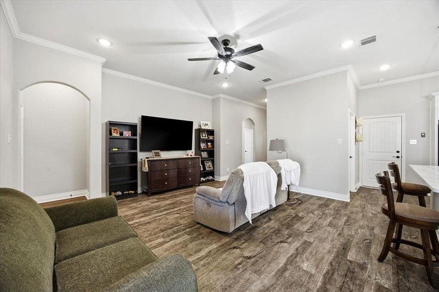 Furnished interior view inside a new home in , Greenville (Image 15). Furnished interior view inside a new home in , Greenville (Image 15).