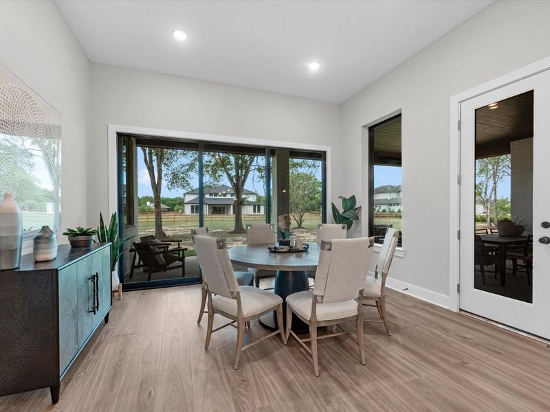 Furnished interior view inside a new home in , Fulshear (Image 16).