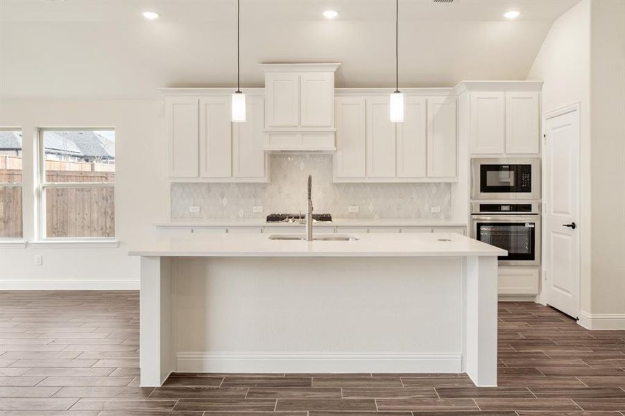 Furnished interior view inside a new home in Hunters Ridge, Crowley (Image 19).