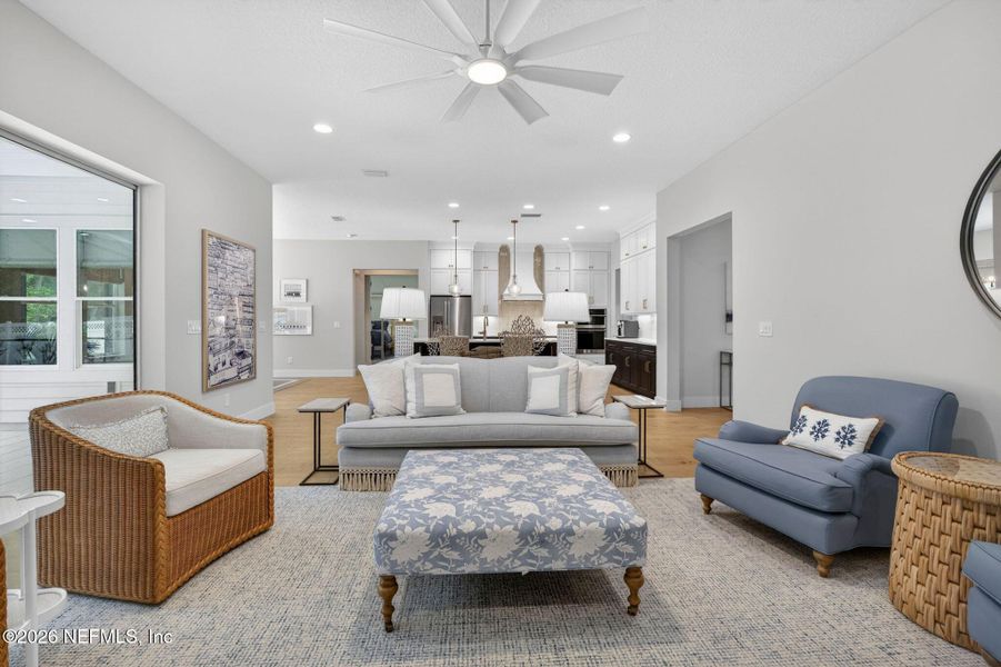 Furnished interior view inside a new home in SilverLeaf, St. Augustine (Image 12).