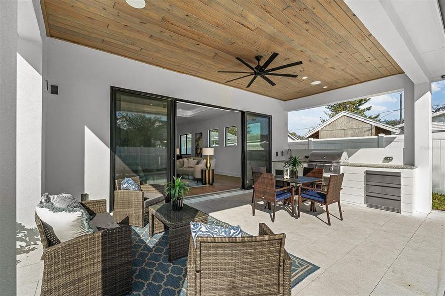 Exterior details and patio area of a home in , Winter Park (Image 30). Exterior details and patio area of a home in , Winter Park (Image 30).