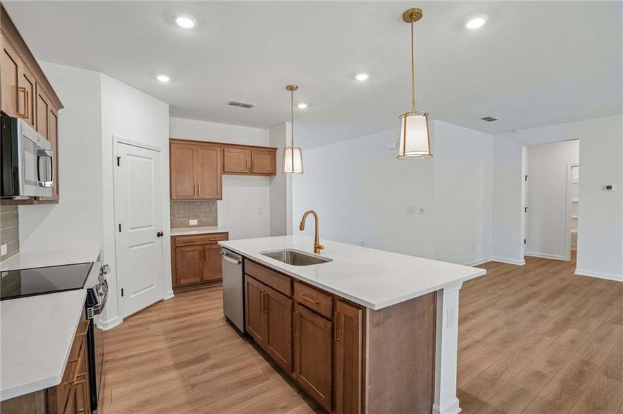 Furnished interior view inside a new home in Langston Reserve, Cartersville (Image 8).