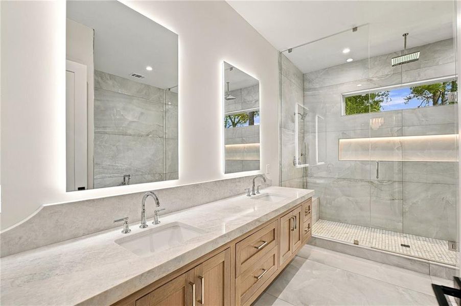Furnished interior view inside a new home in , Alpharetta (Image 16).