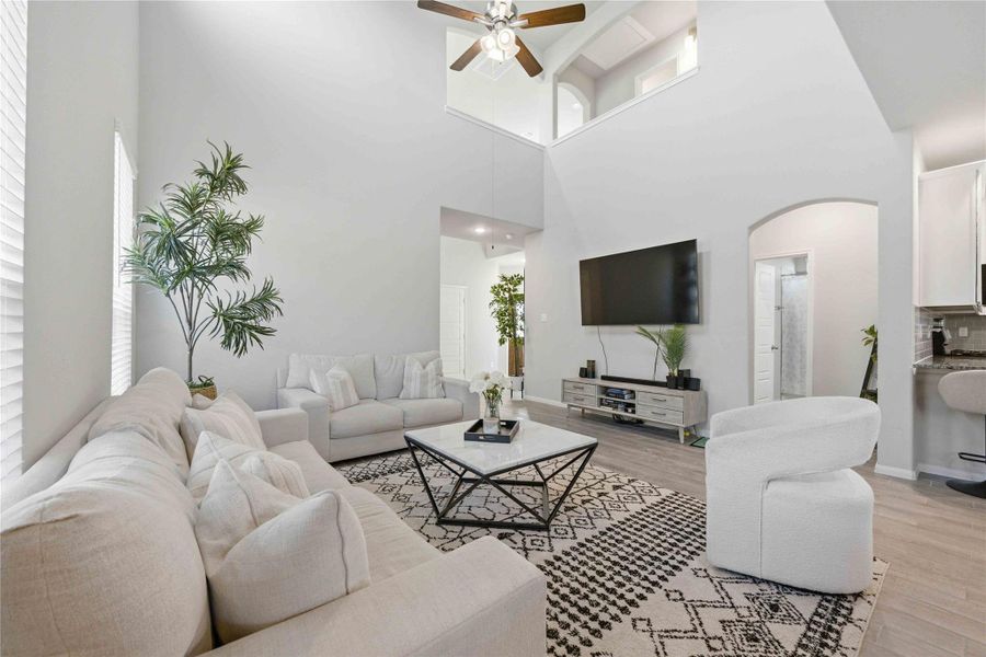 Furnished interior view inside a new home in , Houston (Image 23).