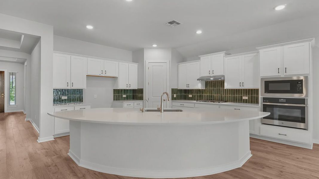 Furnished interior view inside a new home in Santa Rita Ranch, Liberty Hill (Image 6).