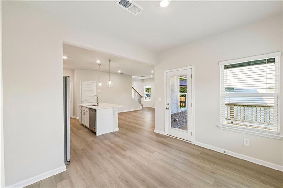 Spacious, unfurnished interior of a new home in Hemingway - Reserve Series, Cumming (Image 24). Spacious, unfurnished interior of a new home in Hemingway - Reserve Series, Cumming (Image 24).