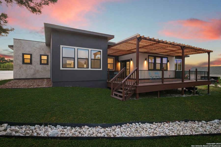 Front exterior of a new home in , Spring Branch, TX, highlighting curb appeal (Image 20).