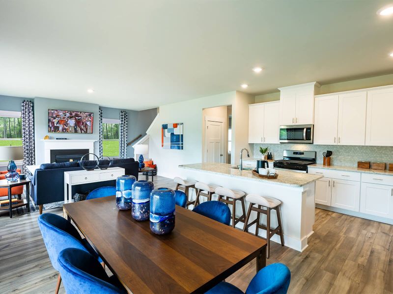 Furnished interior view inside a new home in Chatham Forest, Duncan (Image 6). Furnished interior view inside a new home in Chatham Forest, Duncan (Image 6).
