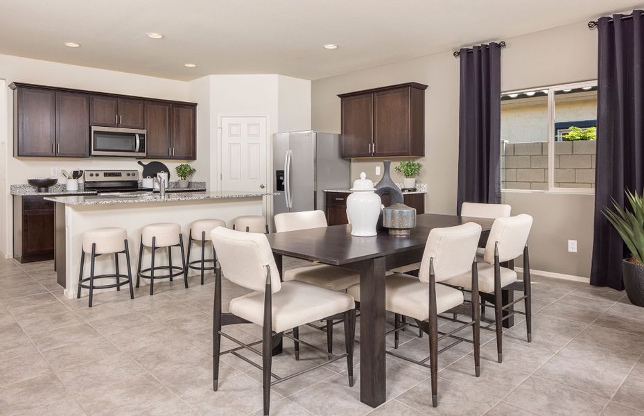 Representative furnished interior of a home built from the Lantana by Pulte Homes in Festival Foothills, Buckeye (Image 8).