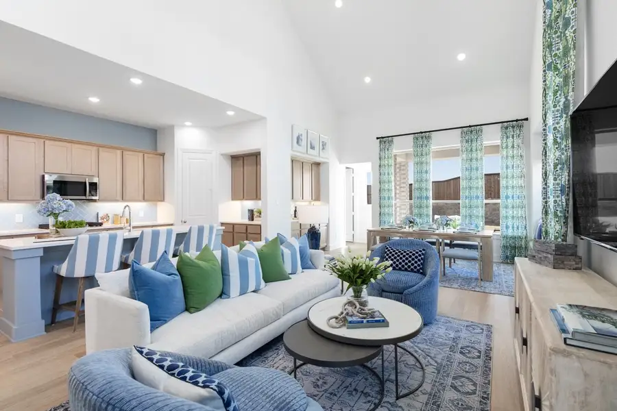 Representative Family Room - some options shown