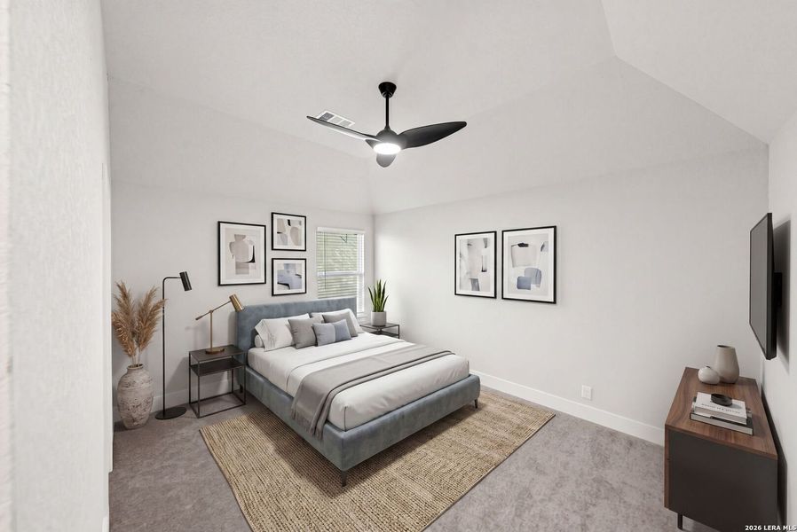 Furnished interior view inside a new home in Ventana, Bulverde (Image 10).