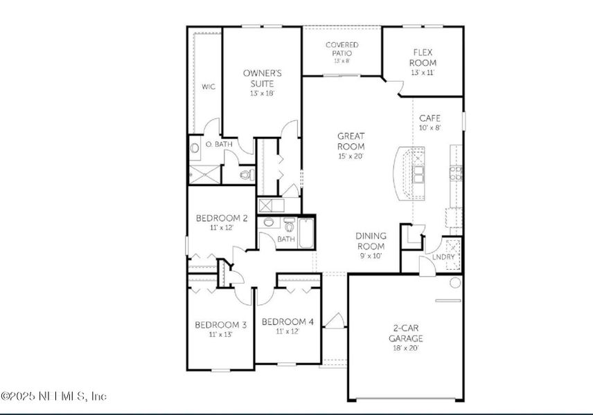 2D floor plan layout of this home in , Jacksonville, FL (Image 2). 2D floor plan layout of this home in , Jacksonville, FL (Image 2).