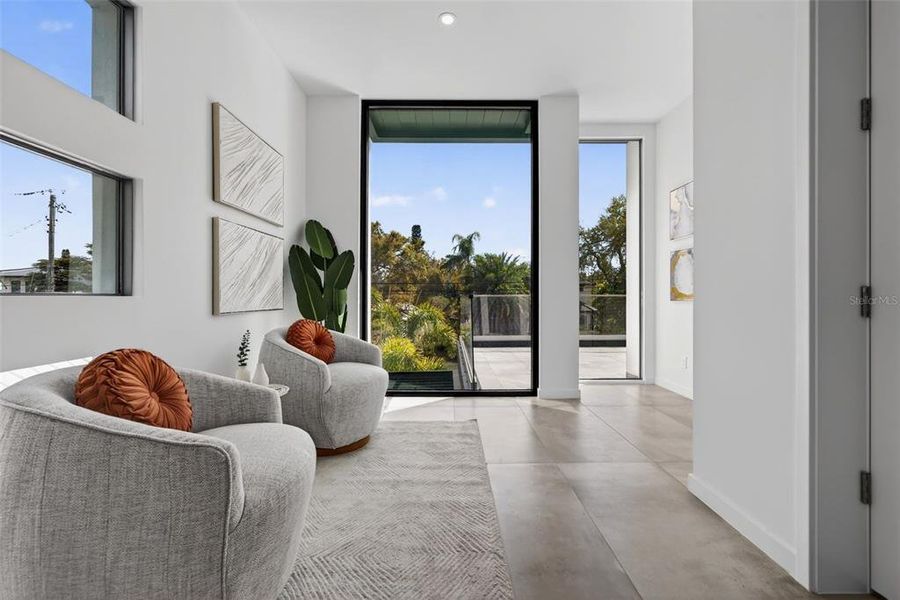 Furnished interior view inside a new home in , Sarasota (Image 36).