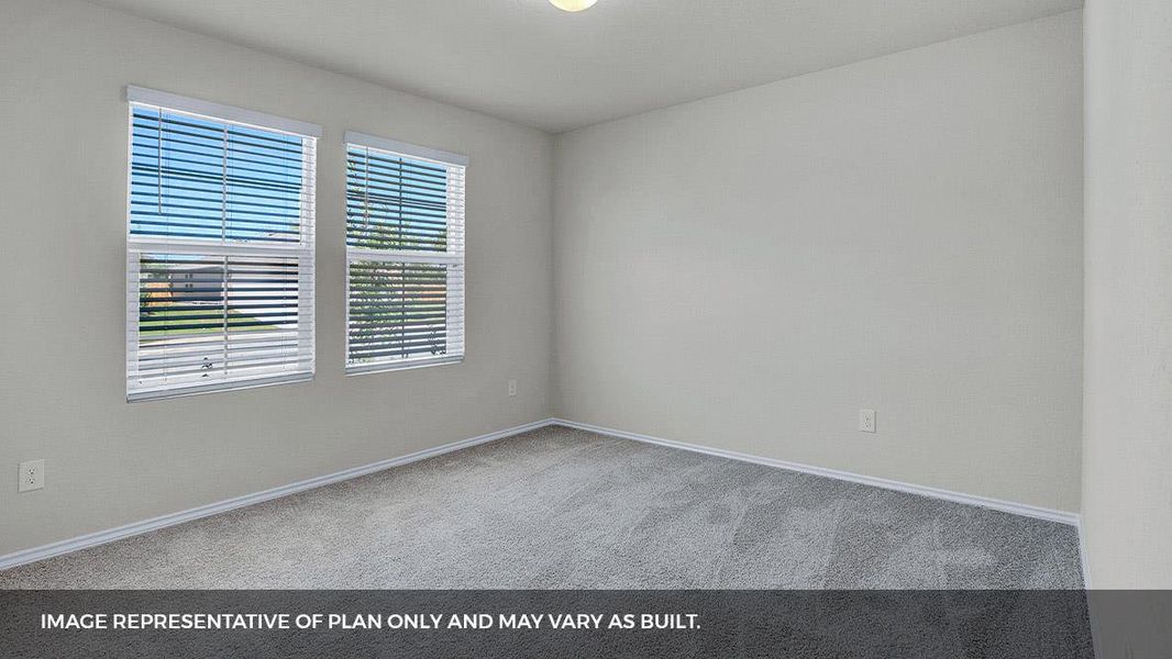 Spacious, unfurnished interior of a new home in Bar W Ranch, Leander (Image 22).