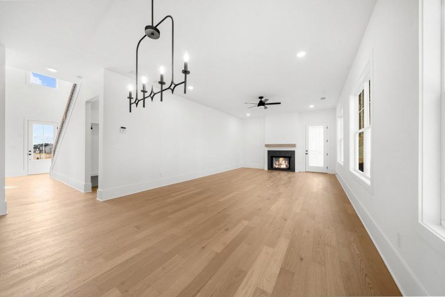 Spacious, unfurnished interior of a new home in , Canton (Image 53).
