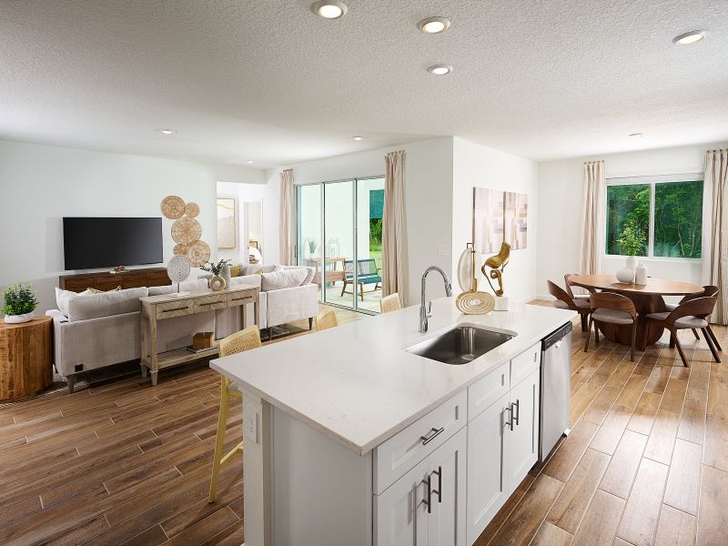 Furnished interior view inside a new home in Azalea Creek, Jacksonville (Image 5).