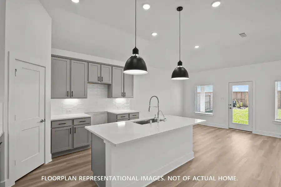 Furnished interior view inside a new home in Moran Ranch, Willis (Image 6).