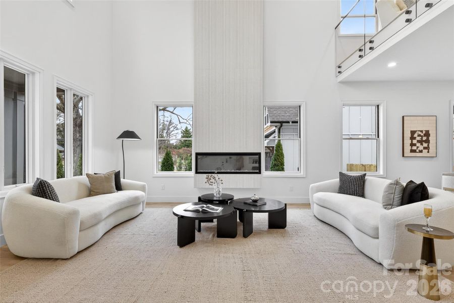 Furnished interior view inside a new home in , Charlotte (Image 44).