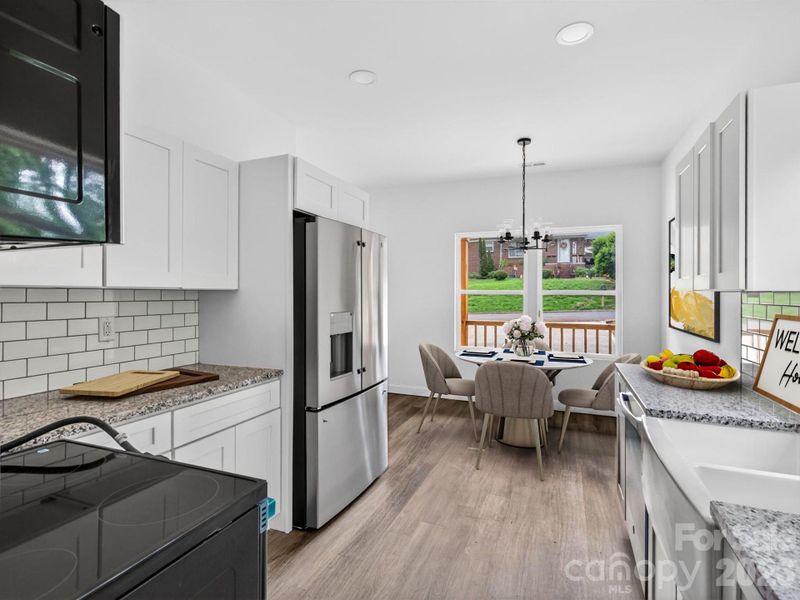 Furnished interior view inside a new home in , Hickory (Image 17).