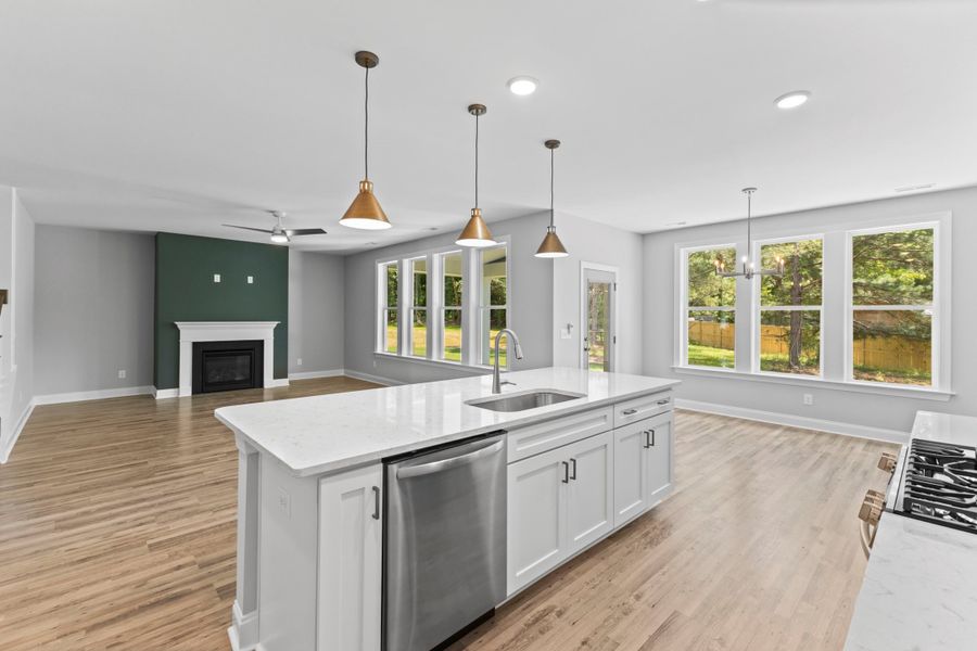 Representative furnished interior of a home built from the The Whitley by RobuckHomes in Baylee Ridge, Selma (Image 85).