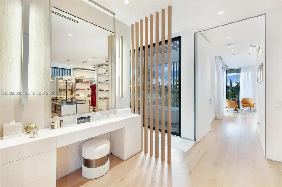 Furnished interior view inside a new home in , Miami Beach (Image 30).
