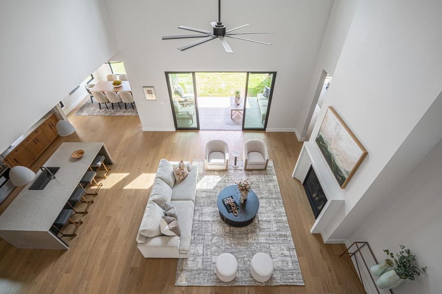 Furnished interior view inside a new home in , Houston (Image 31).
