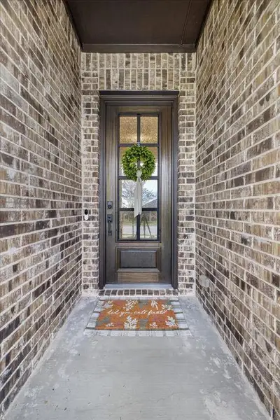Exterior details and patio area of a home in , Godley (Image 3).