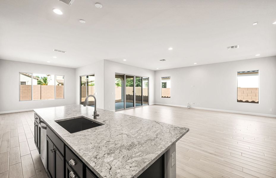 Furnished interior view inside a new home in Artisan at Asante, Surprise (Image 5).