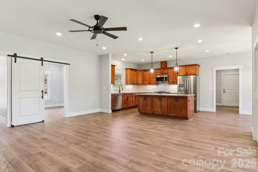 Furnished interior view inside a new home in , Hendersonville (Image 10).