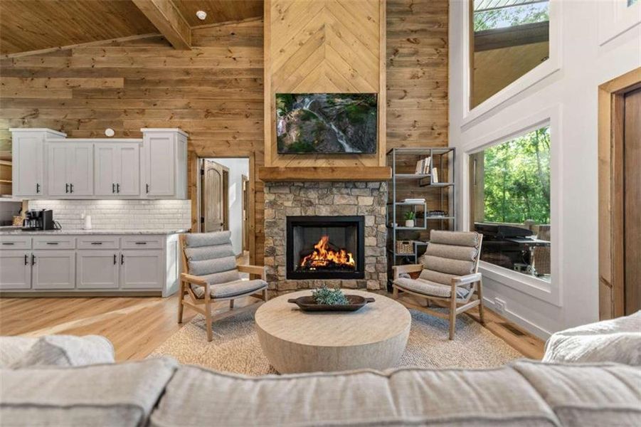 Furnished interior view inside a new home in , Blue Ridge (Image 33). Furnished interior view inside a new home in , Blue Ridge (Image 33).