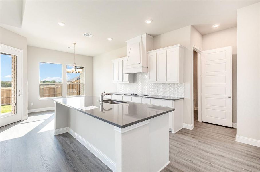 Furnished interior view inside a new home in Ten Mile Creek Estates, DeSoto (Image 6).