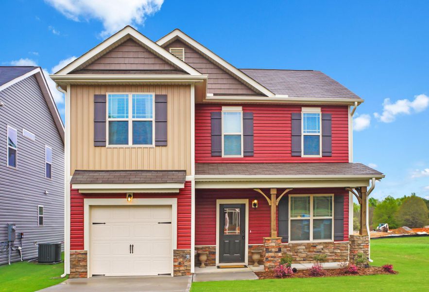 Representative exterior photo of a completed home built from the Yosemite by RiverWILD Homes in Sawyer Ridge, Dunn, NC (Image 22).