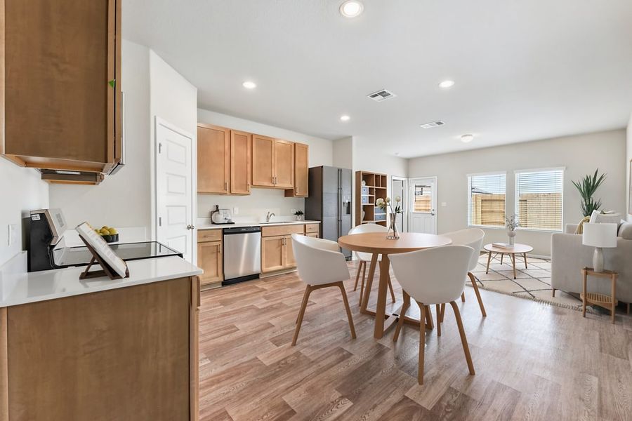 Furnished interior view inside a new home in Edgebrooke, Pflugerville (Image 7).
