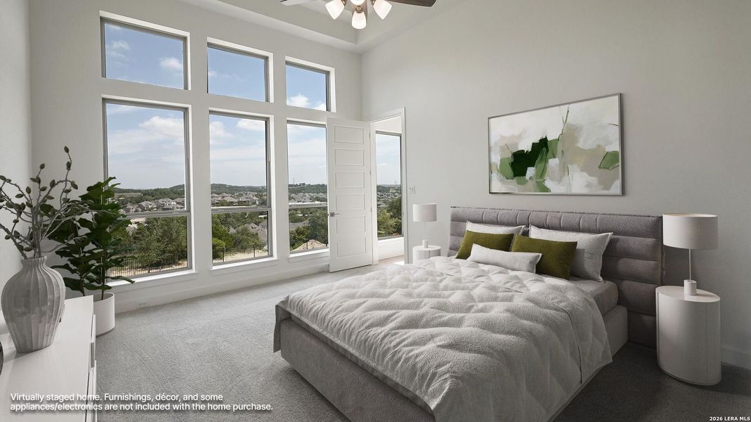 Furnished interior view inside a new home in Johnson Ranch, Bulverde (Image 14). Furnished interior view inside a new home in Johnson Ranch, Bulverde (Image 14).