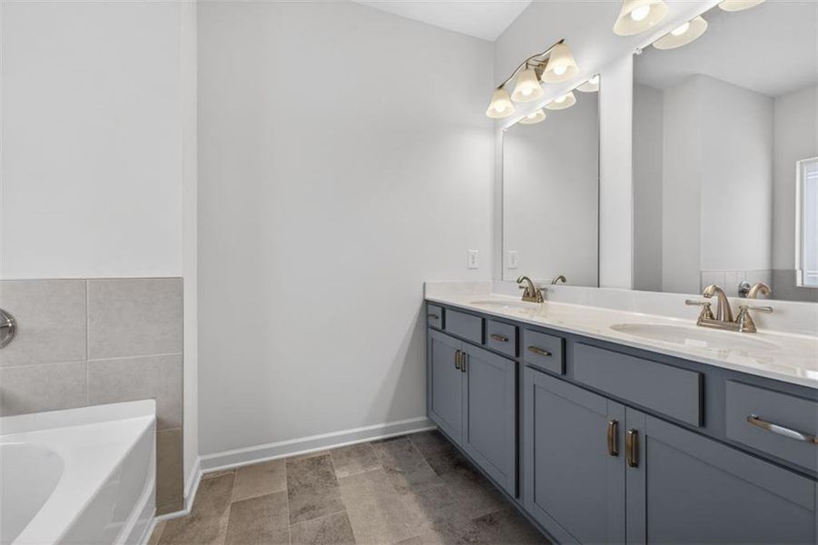 Furnished interior view inside a new home in Jameson Towns, Villa Rica (Image 8).