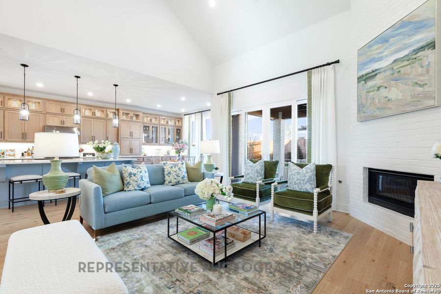 Furnished interior view inside a new home in Mont Blanc, Schertz (Image 8).