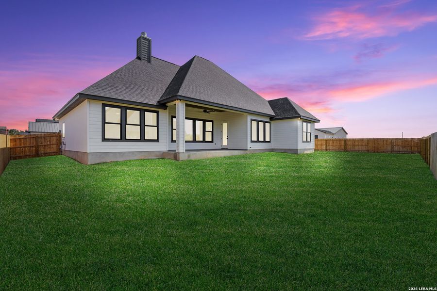 Exterior details and patio area of a home in , Castroville (Image 4).
