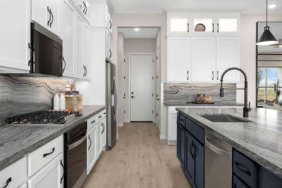 Representative furnished interior of a home built from the Burgundy by Mattamy Homes in White Tank Vistas, Waddell (Image 6).