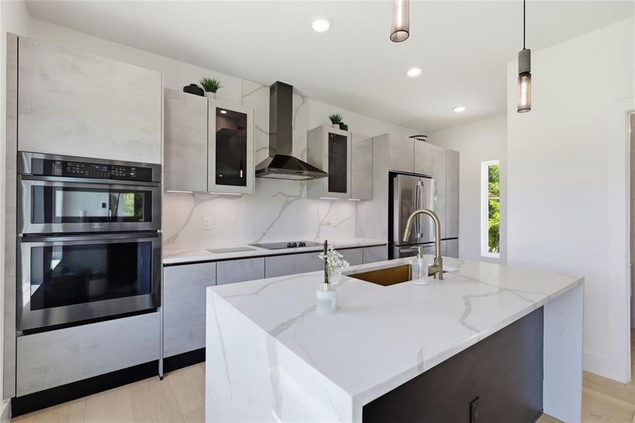 Furnished interior view inside a new home in , Dallas (Image 8).