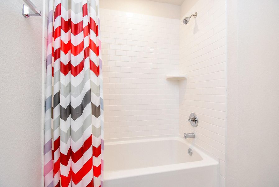 Another view of the secondary bathroom upstairs. Another view of the secondary bathroom upstairs.