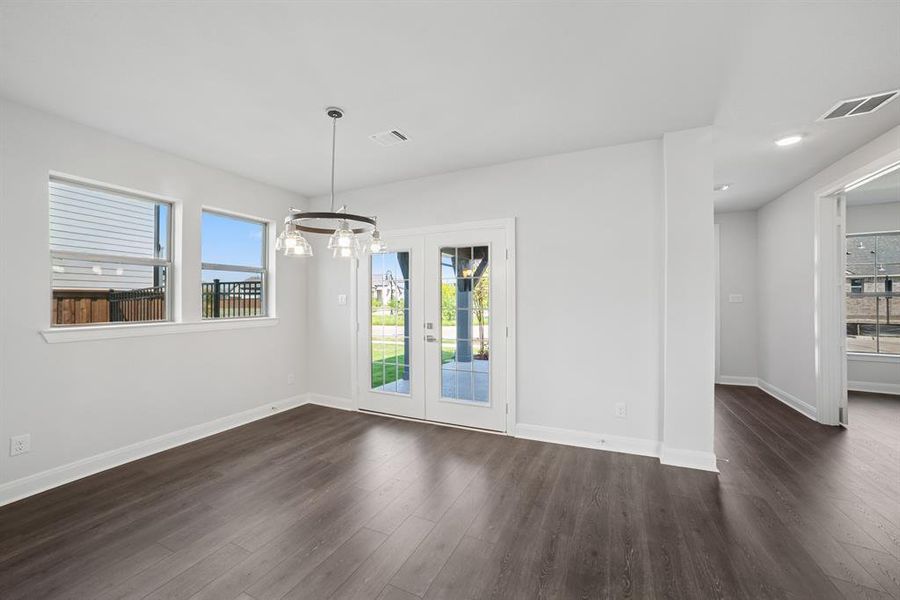 Spacious, unfurnished interior of a new home in Karis - Village Series, Crowley (Image 26). Spacious, unfurnished interior of a new home in Karis - Village Series, Crowley (Image 26).