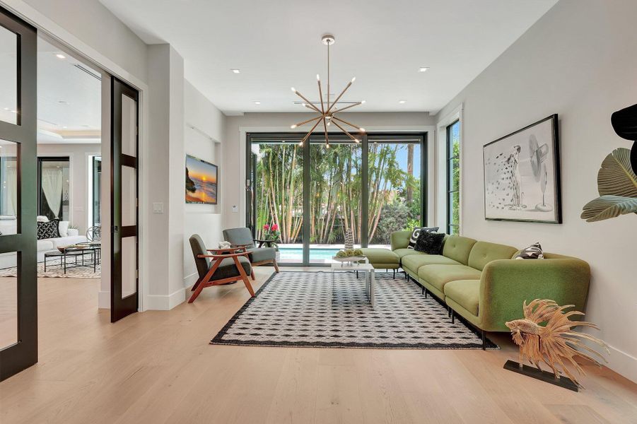 Furnished interior view inside a new home in , West Palm Beach (Image 11).