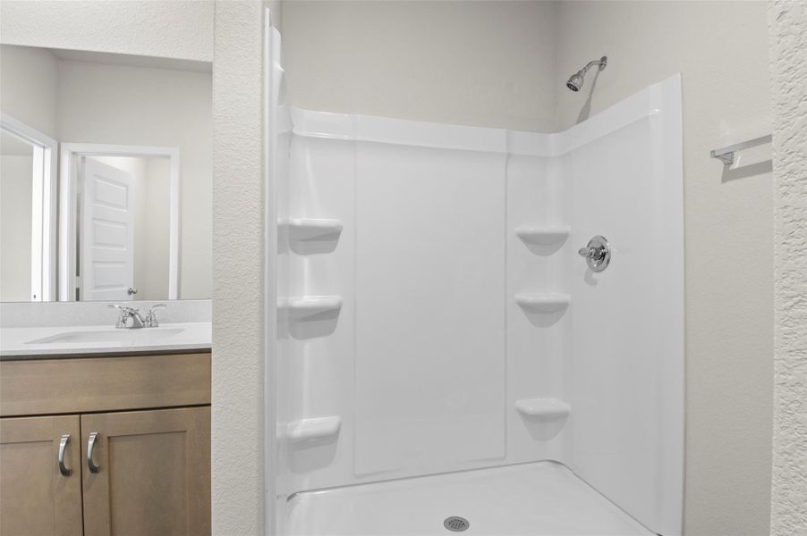 Furnished interior view inside a new home in Edgebrooke, Pflugerville (Image 6). Furnished interior view inside a new home in Edgebrooke, Pflugerville (Image 6).