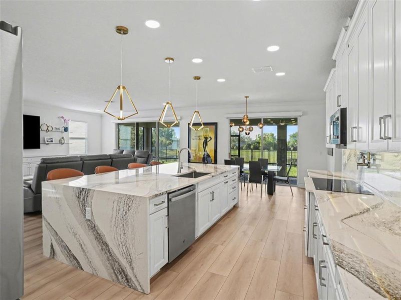 Furnished interior view inside a new home in , Oviedo (Image 30).