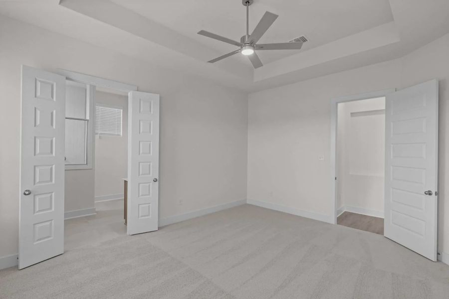Representative unfurnished interior of a home built from the Maddie by Chesmar Homes in Stillwater Ranch, San Antonio (Image 6).