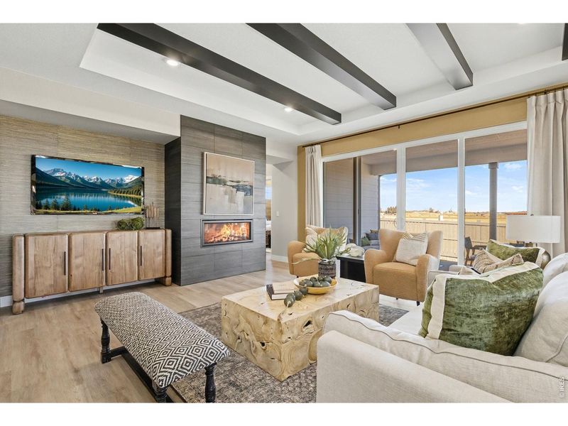 Furnished interior view inside a new home in Farmstead, Berthoud (Image 12).
